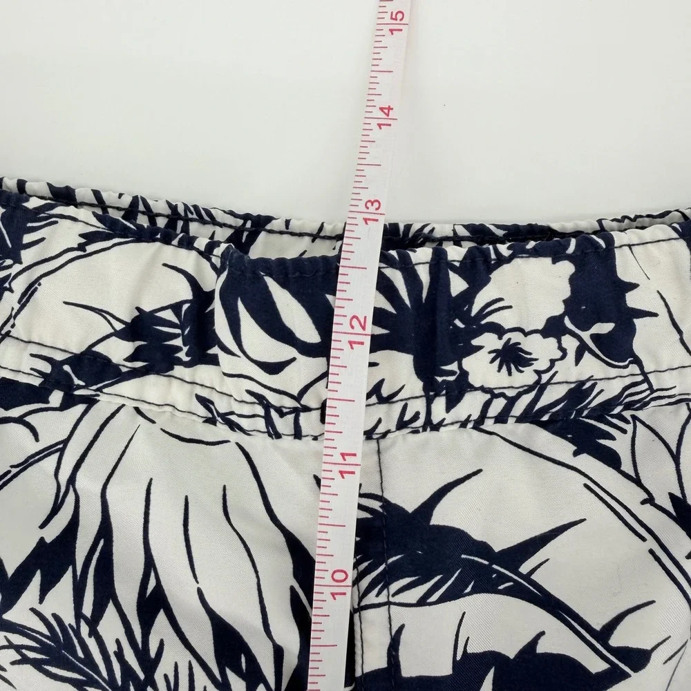 Vineyard Vines Boys XL 18 Chappy Swim Trunks Navy White Pineapple Palms 3M000021